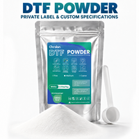 Poudre thermofusible DTF TPU blanche 1kg 80-200µm 110-120°C pour transfert direct sur film T-shirt – Prix usine
