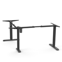 Bureau debout électrique ergonomique moderne en métal à hauteur réglable, anti-collision, pour bureau à domicile et étude