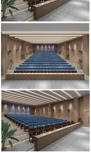 Silla de auditorio Asientos de cine comerciales baratos Silla de cine con portavasos Asientos de teatro en casa Muebles de teatro - Product Image 5