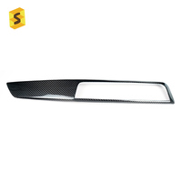 Autocollant de garniture de tableau de bord central en fibre de carbone Shasha pour BMW F20 F21 F22 F23 LCI 2016 2017 2018, conduite à droite