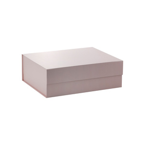 Caja de Regalo de Papel Rígido Magnética Plegable Rosa de Lujo Grande con Logotipo Personalizado para Empaque - Product Image 5