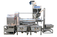 Machine de presse à huile froide de grande capacité, machine de presse à huile à vis d'arachide, de tournesol, de lilas en vente
