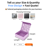 Boîte en carton rigide pliable avec conception et dimensions personnalisées pour l'emballage de marchandises promotionnelles de marque en gros