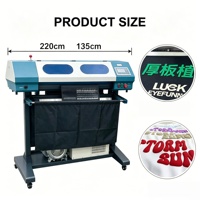 Plotter de corte de vinilo con láser de CO2 Ledio LD-800 Auto Contour para ropa, fácil de operar