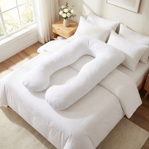Competitive Price Quality Bolster White Maternity Nursing <strong>Big</strong> U Shaped <strong>Bed</strong> Sleeping Pregnancy <strong>Pillow</strong> - Product Image 5