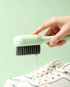 Practical and Simple Design Liquid-dispensing <b>Shoe</b> Brush with <b>Soft</b> Bristles and Comfortable Handle and Easy to Clean - Product Image 2