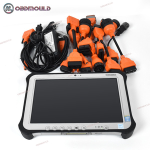 รถขุดก่อสร้าง Y009 HDD สำหรับรถบรรทุก X-truck เครื่องมือวินิจฉัยเครื่องยนต์ที่มีแท็บเล็ต FZ-G1สำหรับรถบรรทุกหนัก - Product Image 4