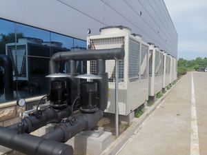 Biến tần 65kw 100kw 130kw 160Kw R410A Làm mát bằng không khí Scroll Máy làm lạnh bơm nhiệt Evi thấp nhiệt độ môi trường xung quanh bơm nhiệt - Product Image 4