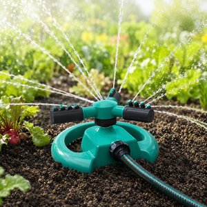 Manufacturer-supplied Best-selling 360-degree Rotating Large Three-prong Crescent-shaped Lawn <b>Irrigation</b> Nozzle - Product Image 3