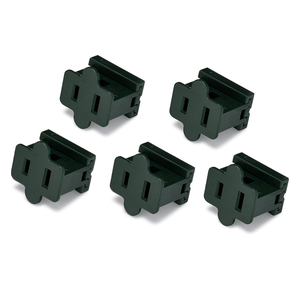 Prises femelles pour câbles SPT-2 Zip Wire, embouts verts et connecteurs en ligne pour cordons de lumières de Noël C7 C9, usage extérieur - Product Image 1