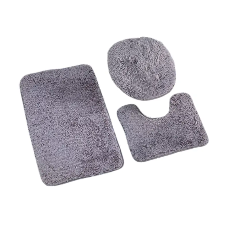 Modern simple bathroom absorbent non-slip mat gray carpet household entry entry floor mat bedroom mat