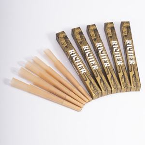 Lighters Smoking Accessories Wholesale 1000 Pcs Pre-Roll Cones 78mm 84mm 98mm 109mm Natural <b>Rolling</b> Papers with Filter Tips - Product Image 5