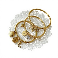 Bracelet en acier inoxydable plaqué or 18 carats pour femmes, bracelet en forme de dauphin, charme en zircon, bracelet minimaliste, cadeau de bijoux