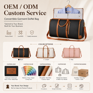 <span class=keywords><strong>Bolsa</strong></span> <span class=keywords><strong>de</strong></span> Viaje Plegable <span class=keywords><strong>de</strong></span> Cuero PU con Logotipo Personalizado, Gran Capacidad, Antiarrugas, <span class=keywords><strong>para</strong></span> Trajes, con Compartimento <span class=keywords><strong>para</strong></span> Zapatos - Product Image 6