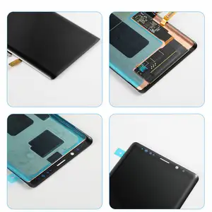 Remplacement en gros d'écran d'affichage à cristaux liquides de téléphone portable pour le numériseur tactile d'affichage à cristaux liquides d'écran de Samsung S8