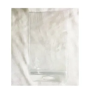 Customized logo clear transparent plastic pvc jewelry cosmetic pencil pouch PVC bag