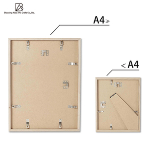 Wholesale 2 in 1 Wooden Photo <strong>Frame</strong> Various Sizes 4X6 5X7 <strong>A4</strong> <strong>Cardboard</strong> Support Home Wall Desktop Picture <strong>Frames</strong> - Product Image 3