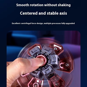 Hand Gearwheel <b>PLA</b> 360. Roatating4pcs Petal Shape Fingertip Gyro Mechanical Top - Product Image 2
