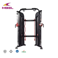 Station de musculation multifonctionnelle haut de gamme FTS Glide avec poulie double réglable pour entraînement fonctionnel et équipement de fitness