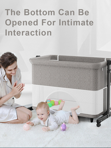 Cunas Multifuncionales de Metal para Bebés, Fabricadas en Fábrica, se Pueden Usar como Cama de Juego con <span class=keywords><strong>Doble</strong></span> Capa - Product Image 3