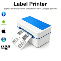 Impresora de Etiquetas de Envío USB 4X6 de Alta Velocidad, Impresora Térmica de Códigos de Barras de 100 mm y 203 DPI, Impresora de Etiquetas Inalámbrica en Stock