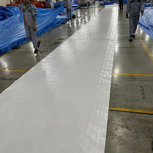 Hiep quang không thấm nước nhiệm vụ nặng nề vicryl tráng fabricc PE HDPE lều ngoài trời shadee Tarp kích thước tùy chỉnh trong Mono màu xanh. - Product Image 5
