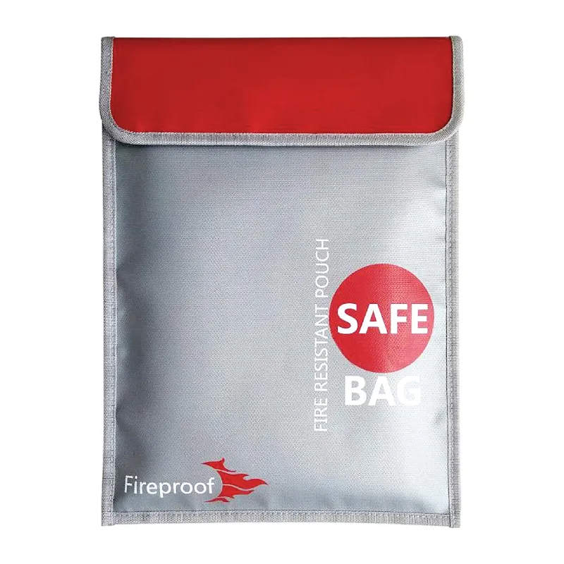 Waterproof Fireproof Money Safe Storage Bag