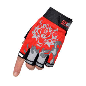 Guanti da Ciclismo RIDERACE Mezze Dita per <span class=keywords><strong>Uomo</strong></span>, Guanti Estivi per Sport, Moto e Bicicletta, Guantes Ciclismo per Mountain Bike e Bici da Strada - Product Image 3