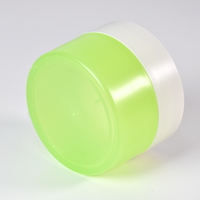 Pots en plastique PP de 100 g avec couvercle magnétique pour soins de la peau et gommages corporels