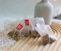 Heißer Lieferant Nylon Pyramid Tee Verpackungs beutel Leere, einzeln verpackte Teebeutel in Lebensmittel qualität