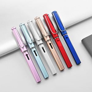 Ensemble de papeterie de bureau personnalisé avec logo, stylos à gel spéciaux en plastique de 0,5 mm pour les élèves du primaire, vente en gros - Product Image 3