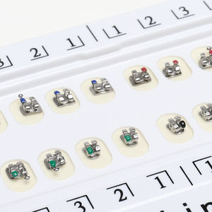 Accessori dentali Shinye all'ingrosso ortodontico metallo bretelle orto staffa 20 pz maglia monoblocco Mini <span class=keywords><strong>Roth</strong></span>/MBT 345 staffa - Product Image 1