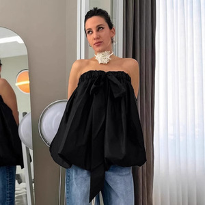 Nuevo Modelo Bdbh2026, <span class=keywords><strong>Chaleco</strong></span> Negro Elegante Estilo Retro Francés, Top sin Mangas para <span class=keywords><strong>Mujer</strong></span>, Diseño de Verano, Ropa Femenina - Product Image 1