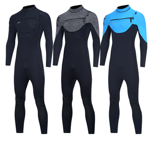 Traje de neopreno de primera calidad de 3/2Mm al por mayor, ropa de <span class=keywords><strong>Bodysurf</strong></span> con cremallera en el pecho para hombres y mujeres, traje de neopreno para surf a prueba de viento - Product Image 1