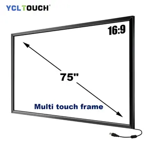 YCLTOUCH 75 inch IR MULTI TOUCH FRAME with 20 points