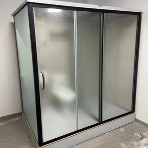 ห้องในโรงแรมทันสมัยห้องอาบน้ำและห้องอาบน้ำห้องอาบน้ำห้องติดตั้งง่ายห้องโดยสารอ่างอาบน้ำกระจกนิรภัยห้องอาบน้ำห้องน้ำ - Product Image 5