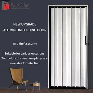 Porte coulissante pliante en aluminium de style européen, entièrement en aluminium, pour cuisine, salle de bain, couloir, atelier - Product Image 4