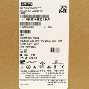 Nouveau 6SL3210-1KE23-2AF1 G120C 3AC380-480V Power PAC & Contrôleurs dédiés Garantie d'un an - Product Image 6