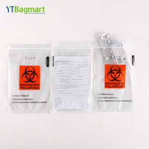 Tùy Chỉnh Trong Suốt Nhựa Ldpe <span class=keywords><strong>Ziplock</strong></span> <span class=keywords><strong>Kangaroo</strong></span> <span class=keywords><strong>Pouch</strong></span> Túi Y Tế Biohazard Mẫu Túi Cho Phòng Thí Nghiệm Bệnh Viện - Product Image 3