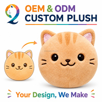 Animaux en peluche personnalisés en tissu Minky, poupée en peluche super douce, design personnalisé, coussin en peluche OEM sur mesure
