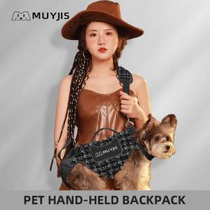 Küçük Köpekler İçin Özelleştirilebilir Çevre Dostu Evcil Hayvan Seyahat Sırt Çantası, Ayarlanabilir, Nefes Alabilen, Taşınabilir, Her Mevsim Kullanımlı - Product Image 4