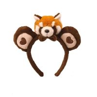 Nouveau Bandeau Cheveux Petit Panda, Oreilles d'Animaux en Peluche de Parc d'Attractions, Bandeau Pouponnet de Renard, Accessoire de Performance, Coiffe Photo, Unisexe