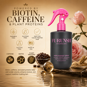 Furunshi Spray Capillaire Professionnel à l'Essence de Biotine et Caféine, Formule Anti-Chute, Volume Accru, Protection Thermique pour Cheveux Colorés - Product Image 3