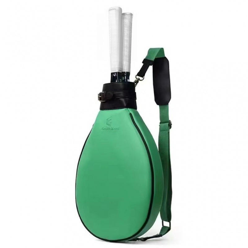 กระเป๋าแร็กเก็ตภาพหลักสีเขียว - ความจุ โปรดดูรายละเอียด