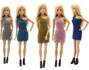 Toptan 11.5 inç moda kumaş ekran elbise 1/6 ölçekli bjd oyuncak bebek giysileri kızlar için