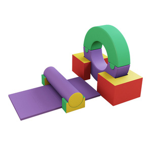 Equipo de escalada arco iris de juego suave comercial, puente de arcoíris de juego suave para niños - Product Image 6