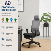 Chaise de bureau de luxe au design moderne, mobilier de bureau, chaise ergonomique en maille pour bureau à domicile