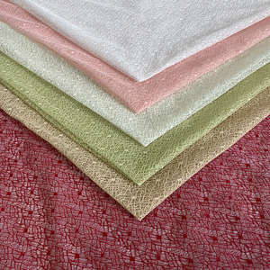 Tissu en dentelle micro-piquée style Ankara africain, doux et respirant en polyester, idéal pour les tenues de <span class=keywords><strong>mariage</strong></span> nigérianes Aso Ebi - Product Image 3