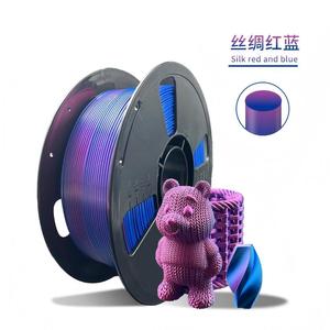 Resina PLA Tricolor 3D, 1 kg, Rojo Seda, Azul Cian, 1.75 mm de Diámetro, Filamento de Plástico para Impresora 3D - Product Image 2