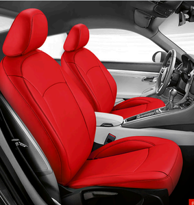 Housses de siège de voiture universelles en cuir PU bleu, ensemble complet, sur mesure pour sièges de luxe Pantakip <span class=keywords><strong>Sa</strong></span> Upuan Cubre Asientos - Product Image 4